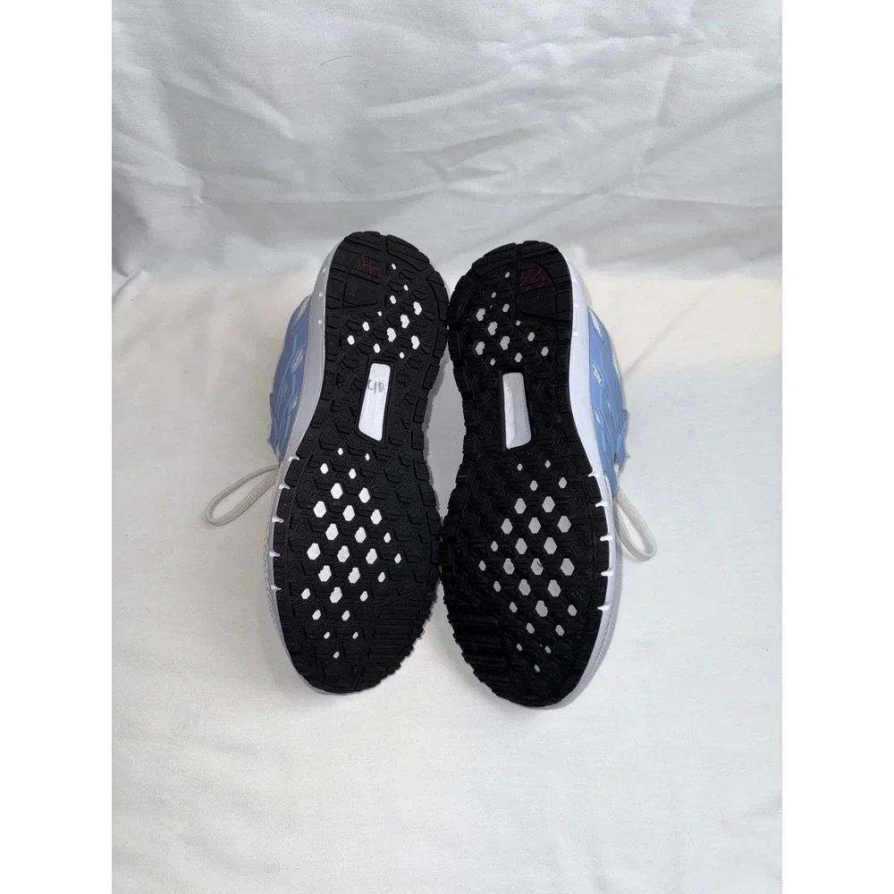 Adidas Womens Ultimashow running Shoes White Light‎ Blue Lace Up Athletic